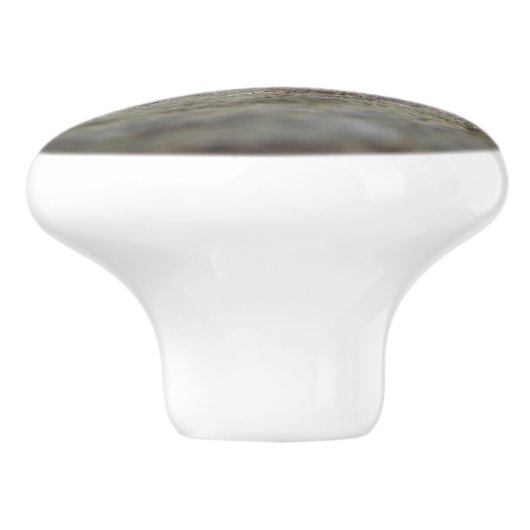 Timy Toadstools Macro Ceramic Knob. Keramische Knop (Zijkant)