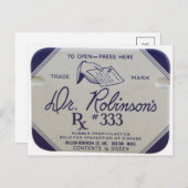 Tin Box Briefkaart (Voorkant / Achterkant)