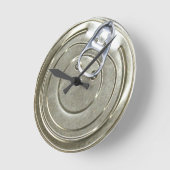 Tin Can deksel Novelty Ronde Klok (Hoek)