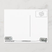 Tin Can Phone (Hoor je me NU?) Briefkaart (Achterkant)