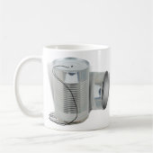 Tin Can Phone (Hoor je me NU?) Koffiemok (Links)