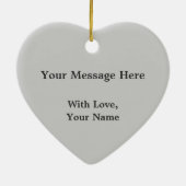 Tin-effect 10e Jubileum: voeg een foto toe Keramisch Ornament (Achterkant)