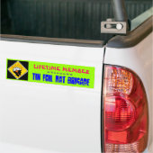 Tin Foil Pet Brigade Bumpersticker (Op Truck)