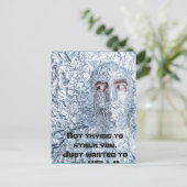 Tin Foil Pet Society Briefkaart (Staand voorkant)