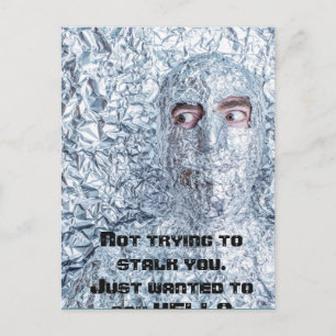 Tin Foil Pet Society Briefkaart