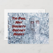 Tin Foil Pet Society Briefkaart (Voorkant / Achterkant)