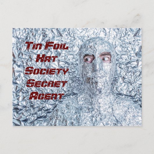 Tin Foil Pet Society Briefkaart (Voorkant)