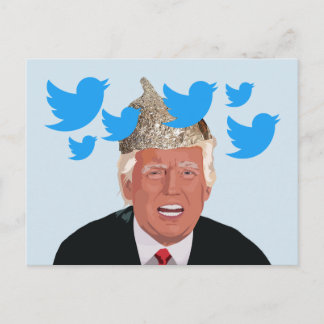 Tin Foil Trump Briefkaart