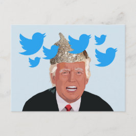 Tin Foil Trump Briefkaart