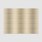 Tin Gold Stripes - Aangepaste witte achtergrond Tissuepapier (Voorkant)