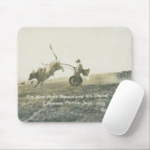 Tin Horn Hank Keenan en zijn chariot. Muismat (Met muis)