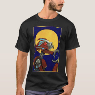 Tin huilt de robot weerwolf t-shirt