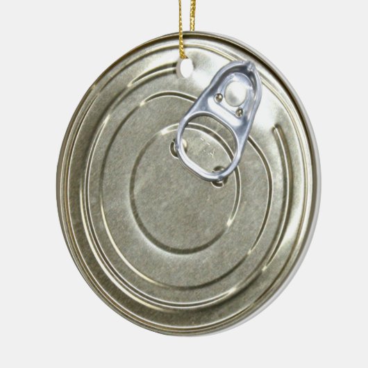 Tin Kan deksel Keramisch Ornament (Links)