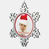 Tin Kerstdisplays Met Baby Sneeuwvlok Ornament (Rechts)