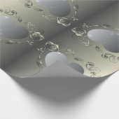 Tin Kleur Roos Hart Lijst Uw Foto Cadeaupapier (Hoek)