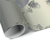 Tin Kleur Roos Hart Lijst Uw Foto Cadeaupapier (Rol Hoek)