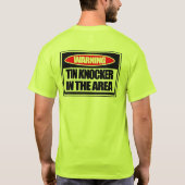 Tin Knocker in de zone T-Shirt (Achterkant)