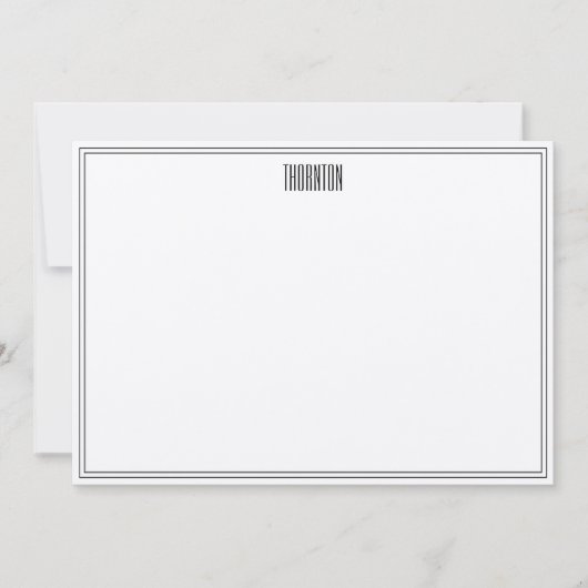 Tin Leaf - Dank u, Nota's Bedankkaart (Voorkant)