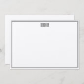 Tin Leaf - Dank u, Nota's Bedankkaart (Voorkant / Achterkant)