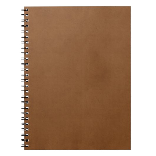tin leder bruin perkamentpapier blanco notitieboek (Voorkant)