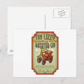 Tin Lizzy Bathtub Gin Briefkaart (Voorkant / Achterkant)