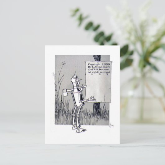 Tin-Man Briefkaart (Staand voorkant)