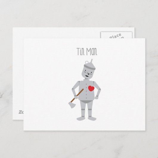 Tin-Man Briefkaart (Voorkant / Achterkant)