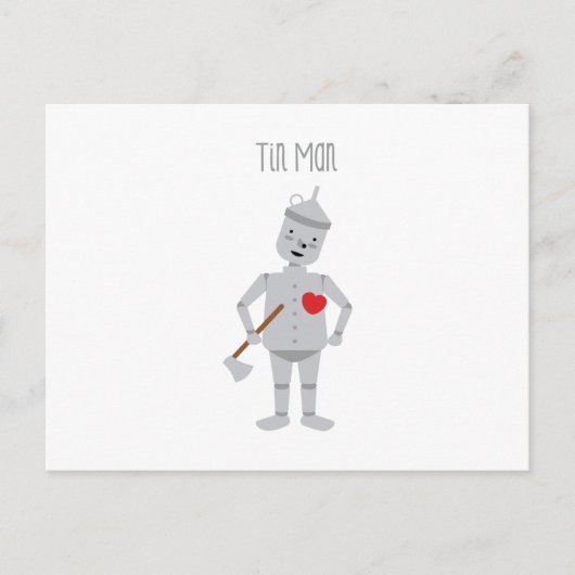 Tin-Man Briefkaart (Voorkant)