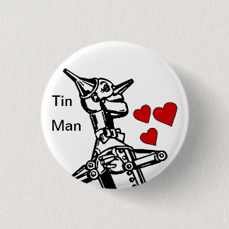 Tin Man Button houdt van de geweldige Tovenaar van