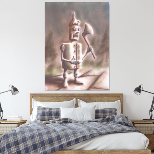Tin Man Canvas Afdruk (Insitu (Slaapkamer))