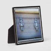 Tin-Man en Tin-vrouw Fotoplaat (Voorkant)