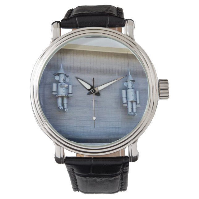 Tin-Man en Tin-vrouw Horloge (Voorkant)