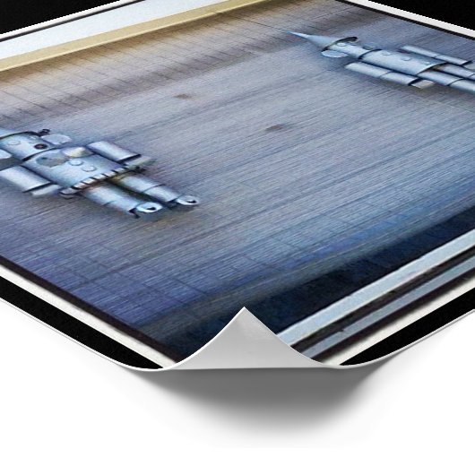 Tin-Man en Tin-vrouw Poster (Hoek)