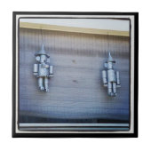 Tin-Man en Tin-vrouw Tegeltje (Voorkant)