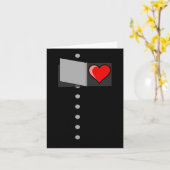 Tin Man Hart Halloween Wizard Of Oz Tin Man Costu Kaart (Gele Bloem)