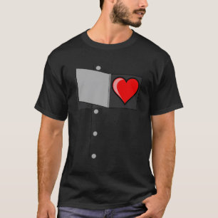 Tin Man Hart Halloween Wizard Of Oz Tin Man Costu T-shirt