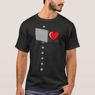 Tin Man Hart Halloween Wizard Of Oz Tin Man Costu T-shirt