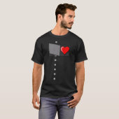 Tin Man Heart - Oz Tinman Halloween Kostuum T-shirt (Voorkant volledig)