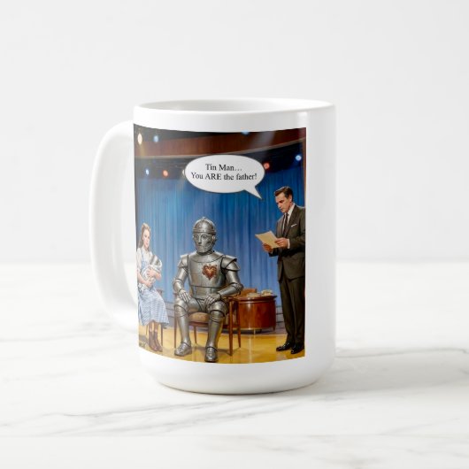 Tin Man je bent de vader  Koffiemok (Voorkant links)