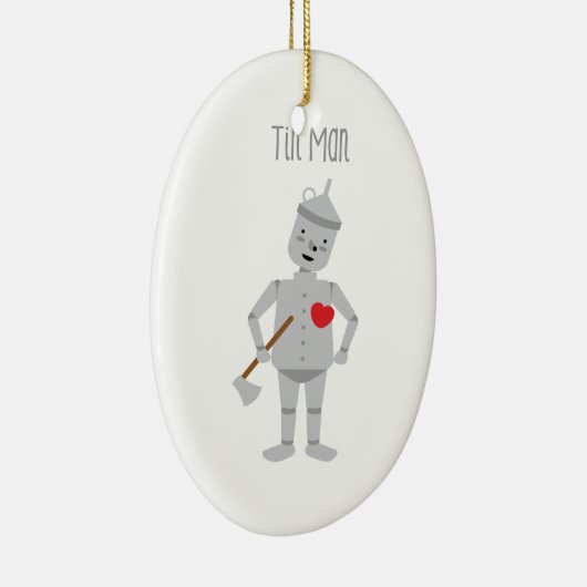Tin-Man Keramisch Ornament (Rechts)