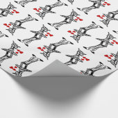 Tin Man Love Wizard of Oz Heart Classic cadeau Cadeaupapier (Hoek)