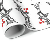 Tin Man Love Wizard of Oz Heart Classic cadeau Cadeaupapier (Rol Hoek)