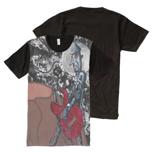 Tin Man Rock leger! All-Over-Print T-shirt (Voorkant en achterkant)