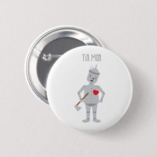 Tin-Man Ronde Button 5,7 Cm (Voorkant /achterkant)