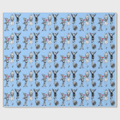 Tin Man Scarecrow Toto, laffe Lion Wizard Oz Cadeaupapier (Vlak)