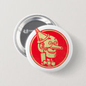 Tin Man, Tovenaar van Oz Ronde Button 5,7 Cm (Voorkant /achterkant)