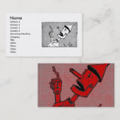 Tin Man Visitekaartje (Voorkant / Achterkant)