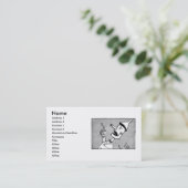 Tin Man Visitekaartje (Staand voorkant)