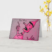 Tin Man Wenskaart Kaart (Gele Bloem)