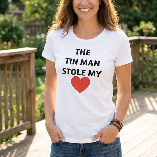 Tin Man Wizard van Oz Romantic T-shirt